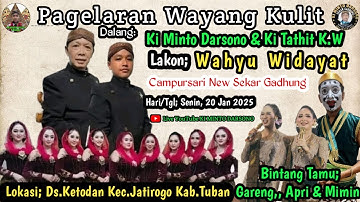 🛑 WAYANG KULIT DALANG KI MINTO DARSONO & KI TATHIT K.W // WAHYU WIDAYAT // BT: APRI - MIMIN & GARENG