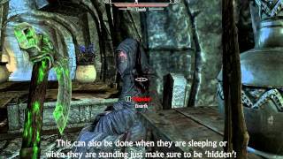 Skyrim - Lvl 100 Sneak Guide Fast