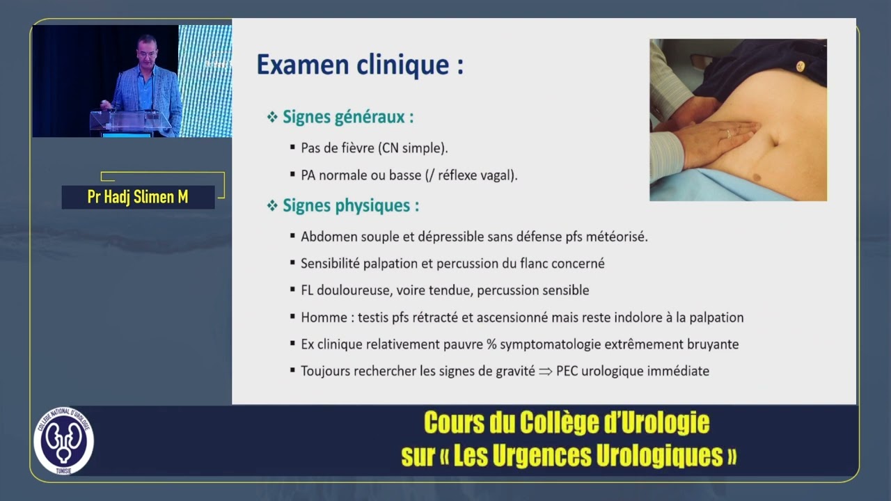 Les coliques néphrétiques simples et compliquées