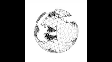 Piece of sphere. Draw by openFrameworks