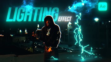 How to Make THUNDER LIGHTNING EFFECT in After Effects! (Free Overlay)