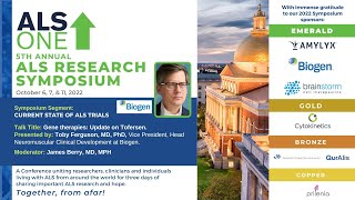 2022 Annual Als One Research Symposium Dr Toby Fergusontoferson Update