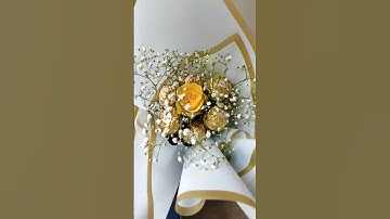 Thumbnail of handmade chocolate bouquet 💐 for my son's birthday