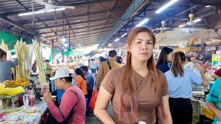 Cambodia Trip 4k: Virtual Tour @Phnom Penh Tourist Market 2024
