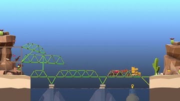 Poly Bridge 2 Level 4 - 16 "Don