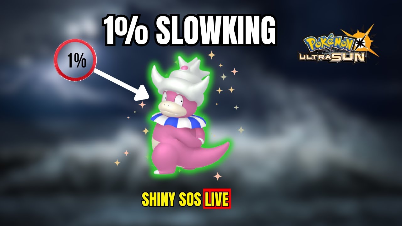 Phase 5 SOS Shiny Hunt: 1% Chance SLOWKING in Pokémon Ultra Sun! 
