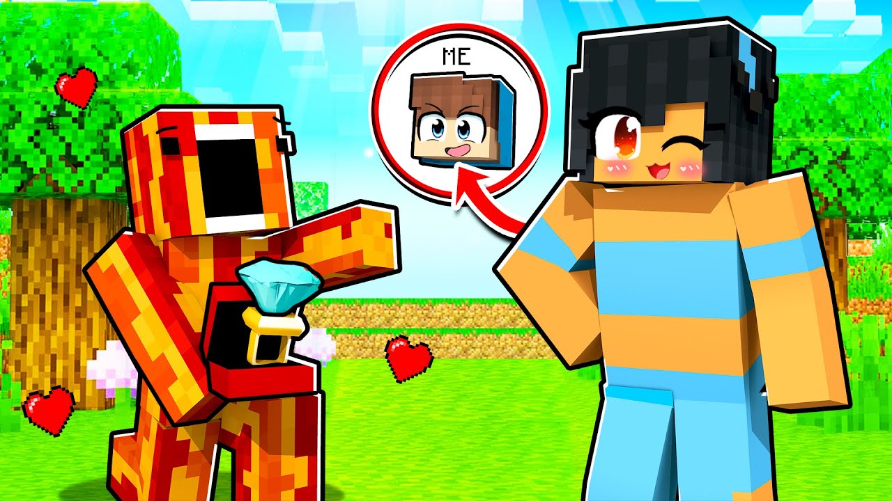 Pranking My Friend As a CRAZY FAN GIRL in Minecraft!