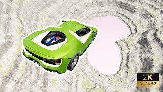 Cars vs Leap of Death in BeamNG.drive: Epic Collision Showdown! #894 screenshot 5