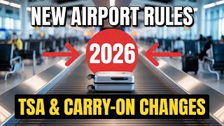 10 New Airport Rules 2026 (TSA, Carry-On & Real ID Changes)