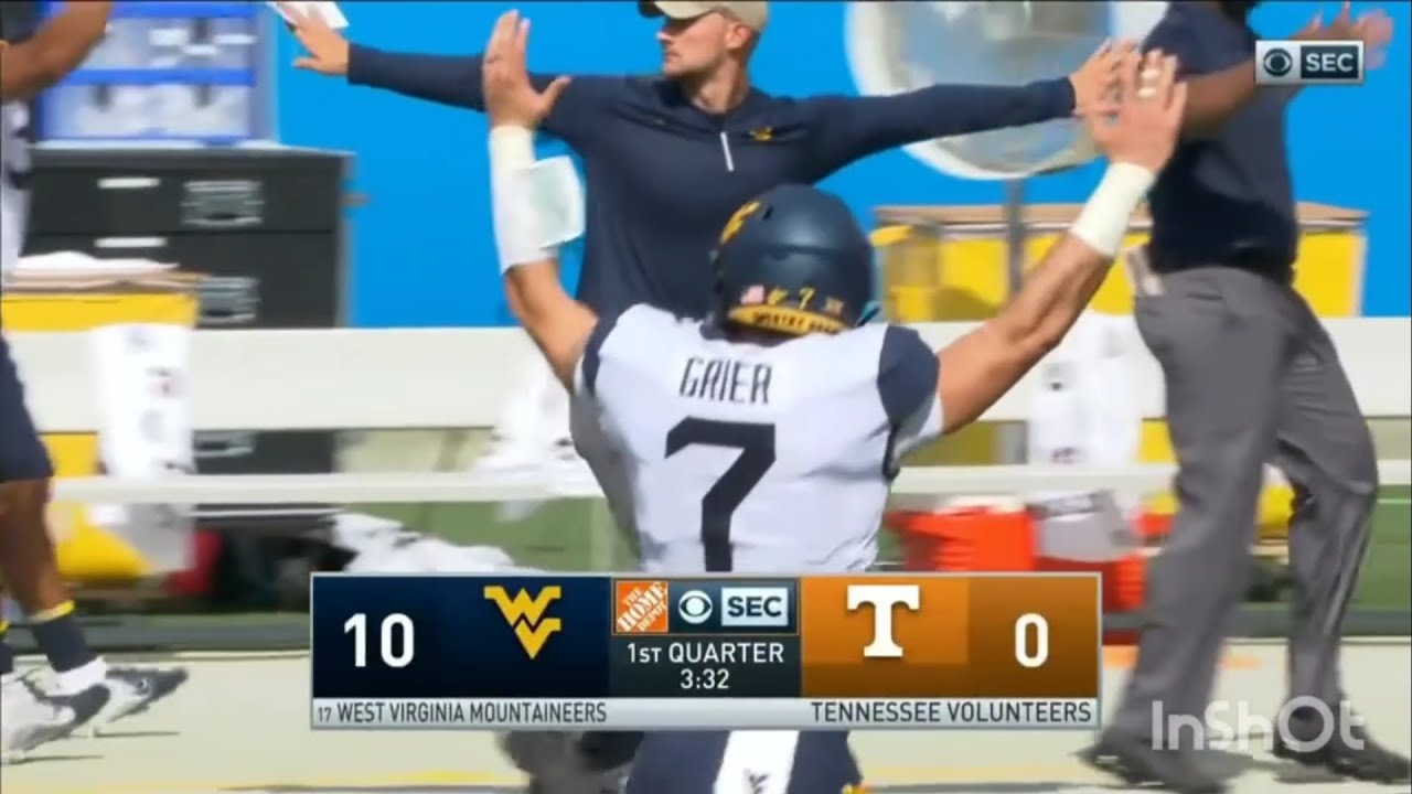 West Virginia puts an unforgettable beating on the Tennessee Volunteers