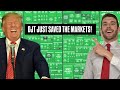 TRUMP just SAVED The Stock Market! The Markets &amp;  DJT Stock RALLY from POSITIVE Tariffs News!