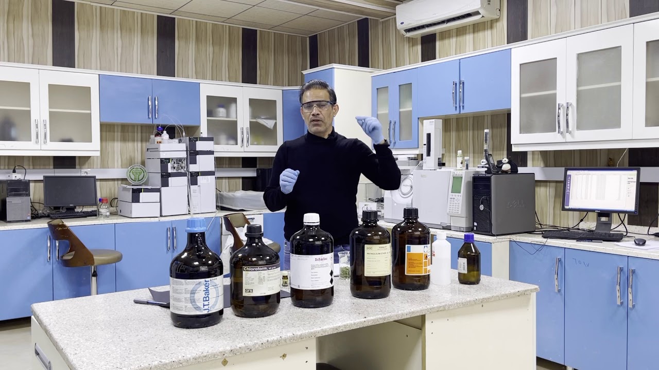 كيف البدء لاستخلاص  المركبات الفعالة و ما هي الطرق المناسب للاستخلاص  .    المحاضر ضياء الفكيكي