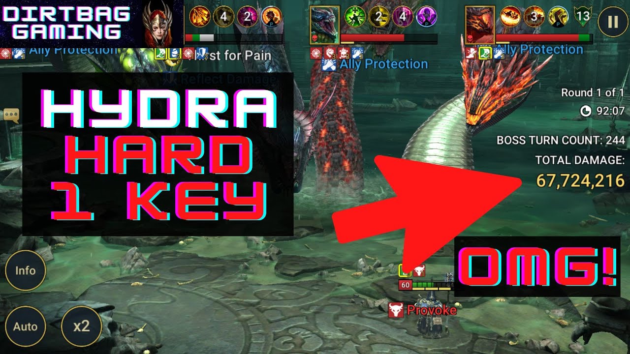 Best Hydra Hard Key Yet How To 1 Key Hydra Hard Raid Shadow Legends