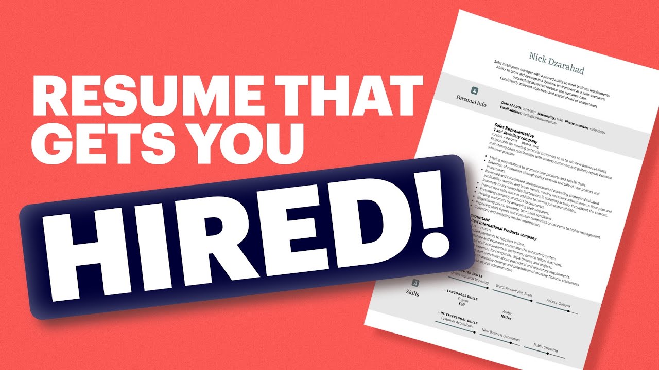 How to Tailor Your Resume for Any Job in 2025 (Step-by-Step) - YouTube