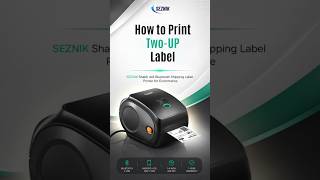 How to print two-up label with Seznik Shakti Label Printer | @Seznik