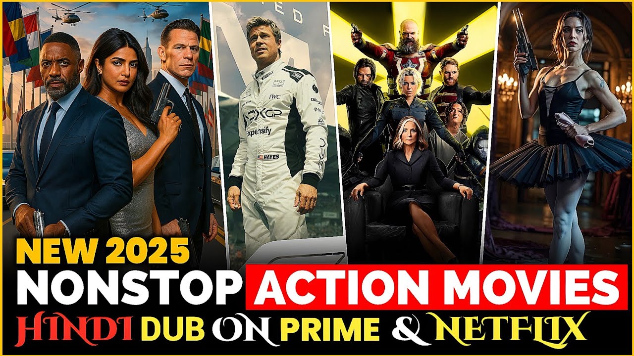 Top 5 New Hollywood Action Movies | High-Octane Thrills, Stylish Fights & Nonstop Entertainment