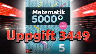 Matematik 5000 5 Uppgift 3449