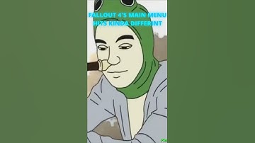 The Fallout 4 main menu hits different...
