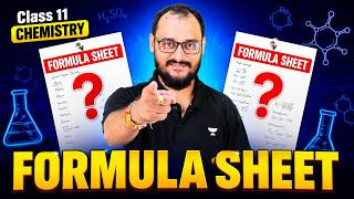 Complete Chemistry Formula Sheet | Class 11 | All Important Formulas | Akash Sir