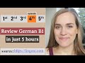 Review ALL lessons of German B1 level in just 5 hours! (4th episode) Deutsch B1 Shadowing