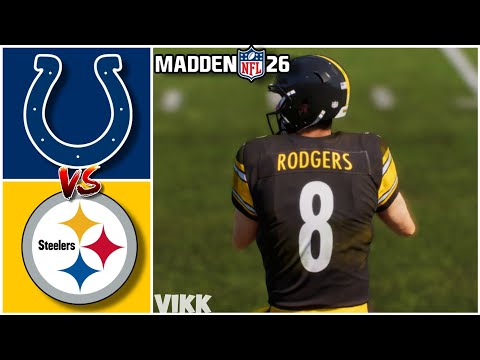 Colts vs. Steelers | Week 9 - Simulations | Madden NFL 26 Franchise Mode Simulation