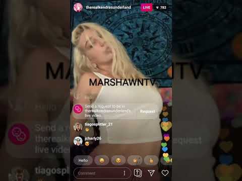 KENDRA SUNDERLAND INSTAGRAM LIVE