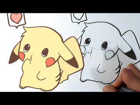 Video Cómo dibujar Pikachu Kawaii - youtube