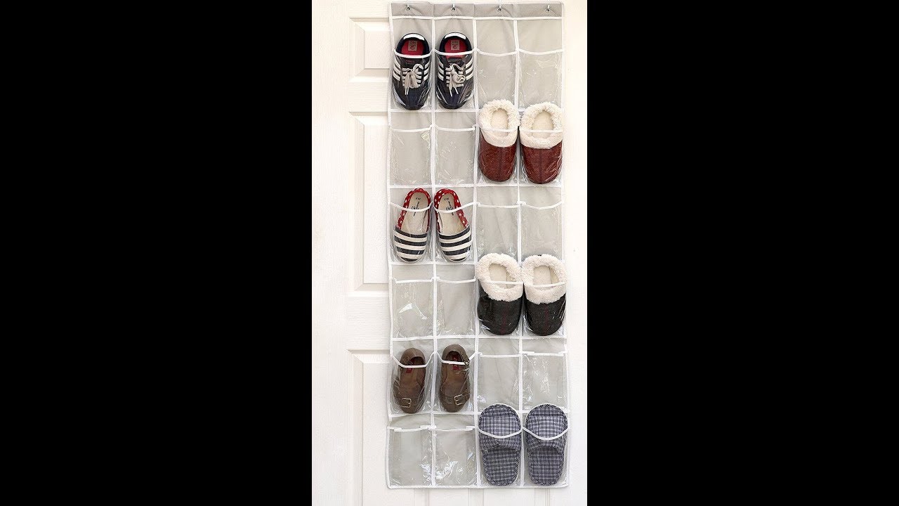 20 Ways To Use A Hanging Shoe Organizer - YouTube
