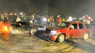 Angry DRIFT VETTE Gets DEFEATED By SUV At Texas Legal Pit!