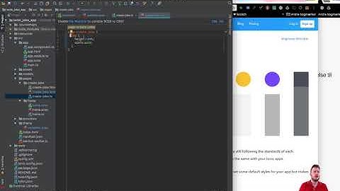Dev. Environment | Ionic Theming css & selectors