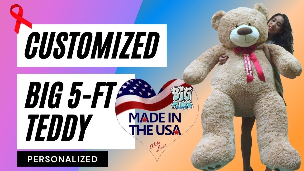 Personalized Big Plush Giant Teddy Bear 
