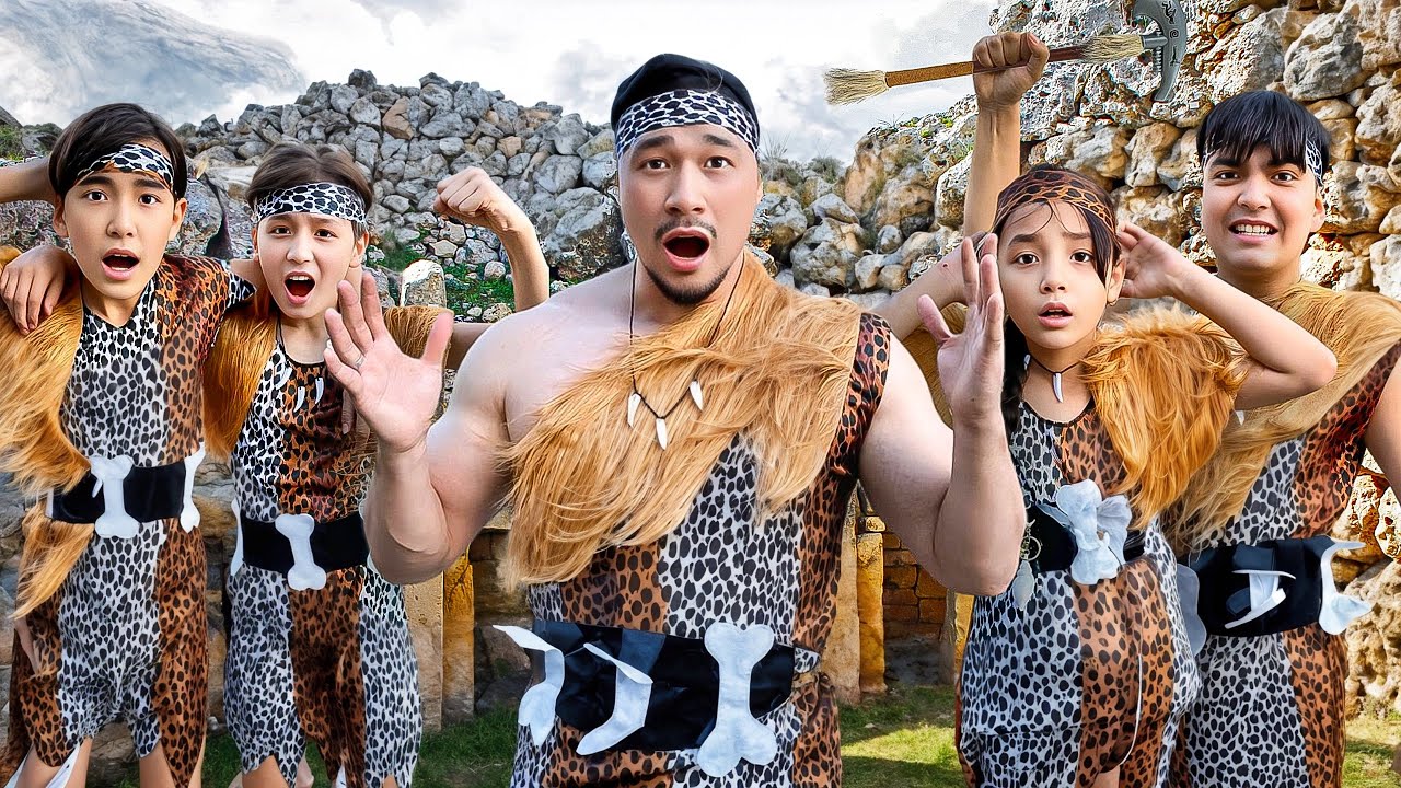 БҰРЫНҒЫ ЗАМАНҒА ТҮСІП КЕТТІК🦣☀️🛖 МИНИ-ФИЛЬМ🎥