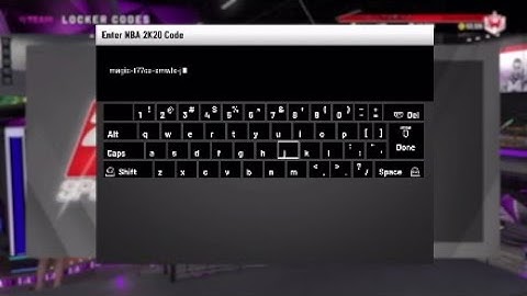 NBA 2K20 Pink Diamond Magic Johnson Locker Code