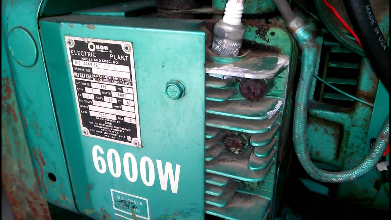 official secrets Onan CCBK, Oil Change. Ticking?