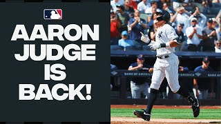 ALL RISE! Aaron Judge has been a man on a mission since his return from the IL!