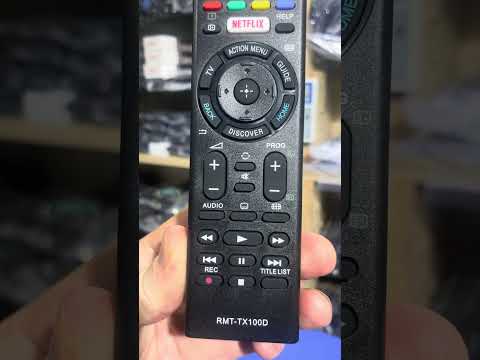 Пульт для телевізора Sony RMT-TX100D (Smart TV Netflix), видео 1