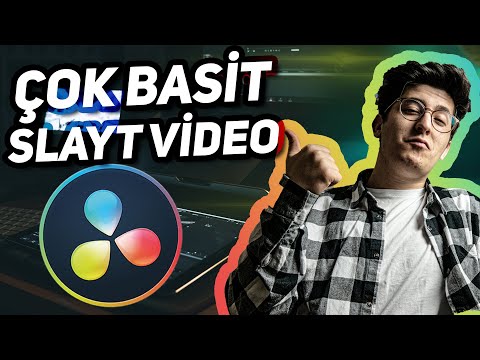 ÇOK BASİT! Video SLAYT Nasıl Yapılır ? | DaVinci Resolve Dersleri