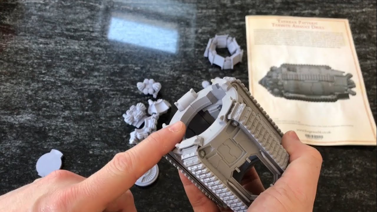 Test fitting the Terrax Pattern Termite Assault Drill and assembly tips  (Forge World, Horus Heresy) - YouTube