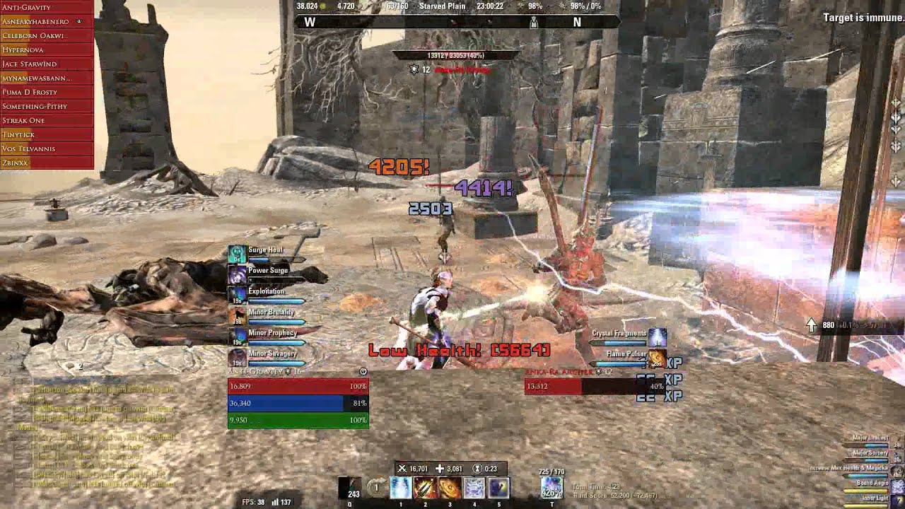 Hel Ra Citadel HM 114756 score- Sorc POV- The Elder Scrolls Online