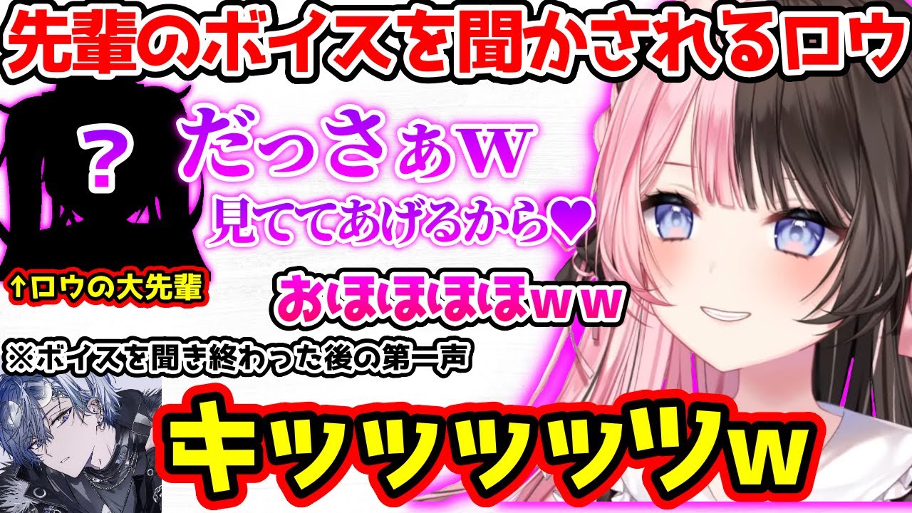 先輩のボイスに対して本音が漏れるロウに爆笑するひなーの【ぶいすぽっ！切り抜き】