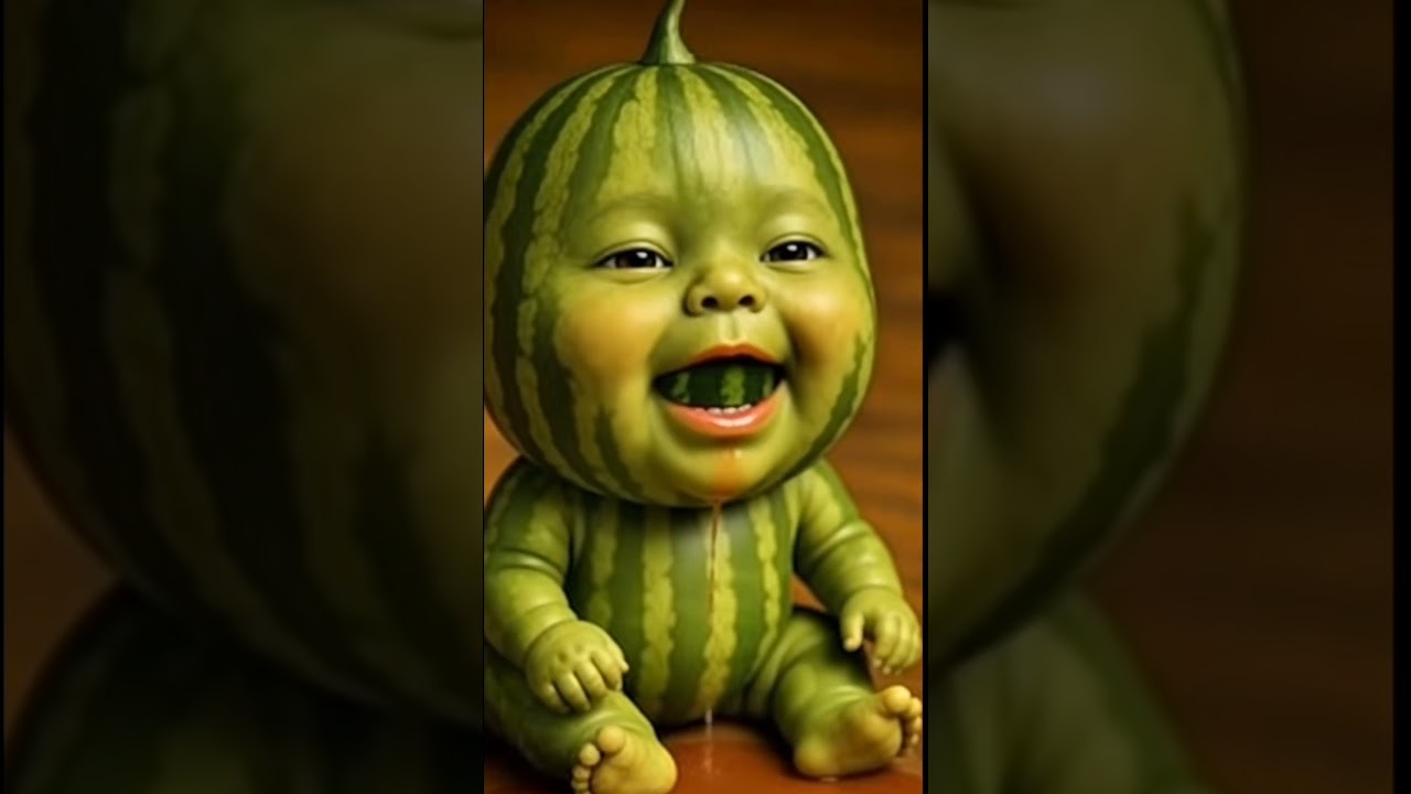 The Watermelon Fruit Man Is Eating !  