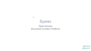 Sysrev EPA Presentation - January 14th, 2020