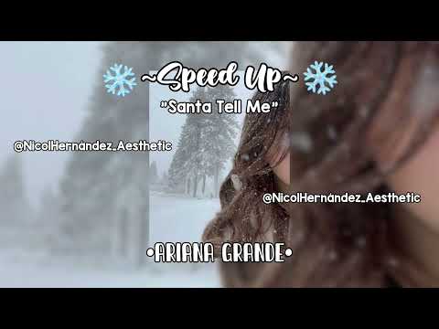 ❄️~Speed Up~❄️//Santa Tell Me\\ •Ariana Grande•| @NicolHernández_Aestheticৎ #speedup #noflop #apoyo