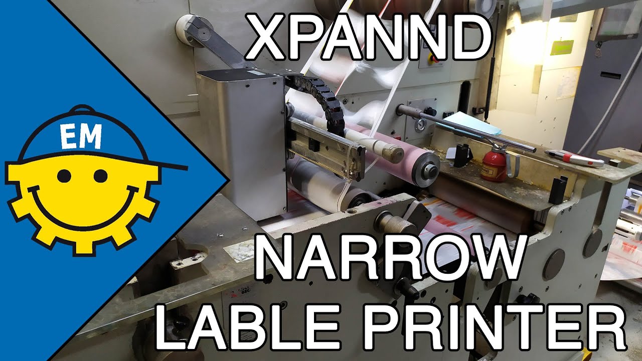 Xpannd Narrow web & Label Flexo Printer - 9 Colors!