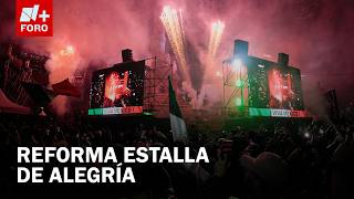 México vence a Ecuador y Paseo de la Reforma se llena de aficionados celebrando