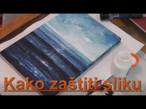 Video: Možete li slikati preko platna?