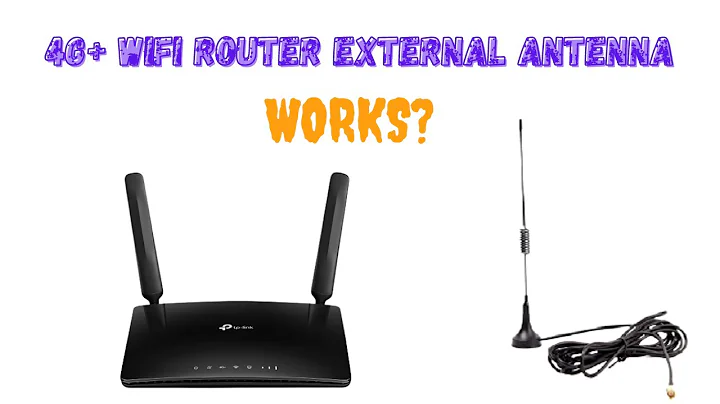 External Antenna for 4G+ Router | Increase Internet Speed with External Antenna | First Impression