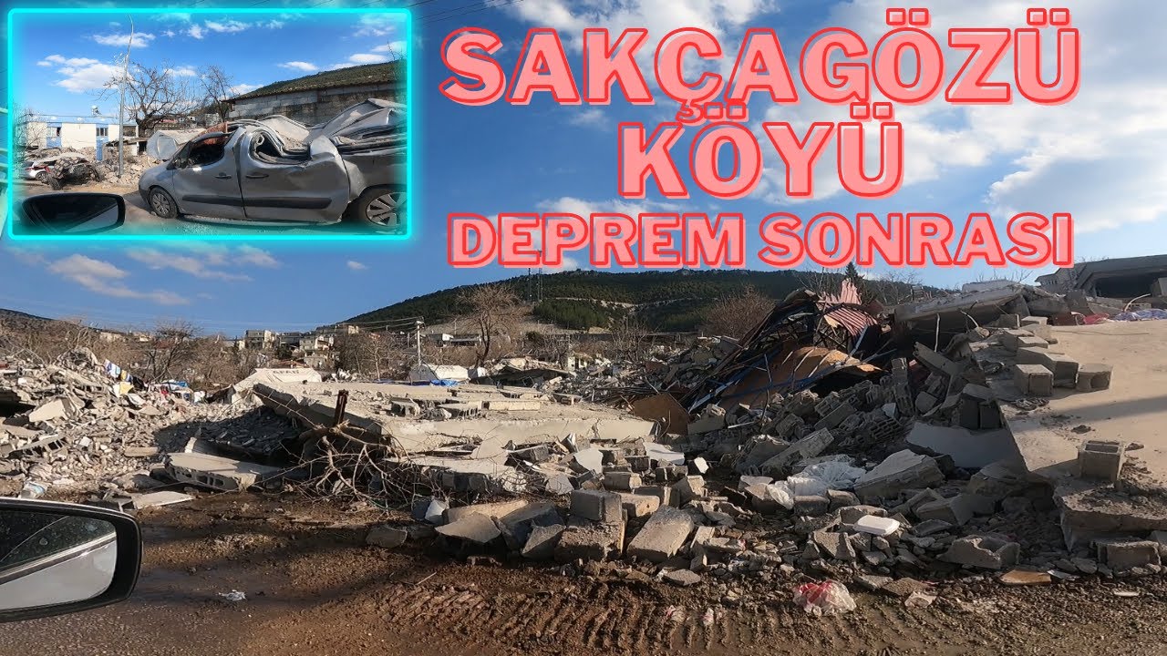 SAKÇAGÖZÜ KÖYÜ(MAHALLESİ) DEPREM SONRASI DURUM / 20.GÜN