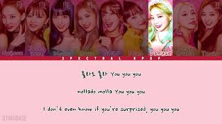 🔴 TWICE (트와이스) - Stuck in My Head Karaoke/Instrumental with Lyrics | Spectral KPOP