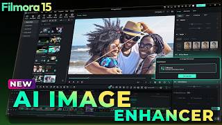 Fix Blurry Images Instantly | Filmora 15.4 AI Image Enhancer